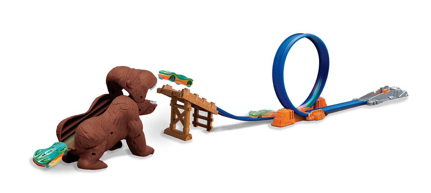 Pista com Carrinho Dinossauro 1 Looping - Toyng 43372 - UPA STORE