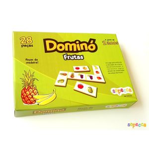 Dominó Frutas Sopecca - 28 Peças