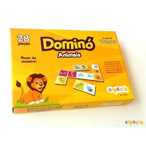 Dominó Animais Sopecca - 28 Peças