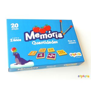 Jogo de Memória Quantidades Sopecca - 20 Peças