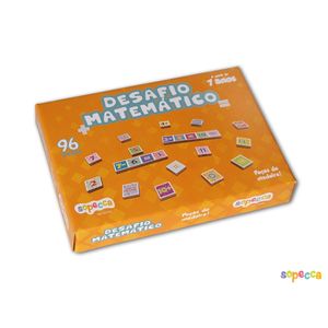 Jogo Desafio Matemático Sopecca - 96 Peças