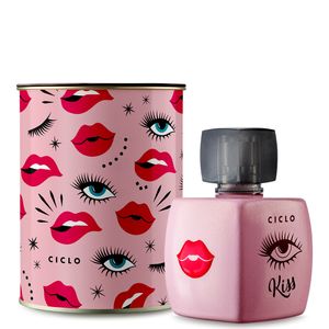 Deo Colônia Feminina Lata Kiss Ciclo - 100ml