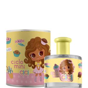 Deo Colônia Feminina Infantil Lata Mini Cici Mel Ciclo - 100ml