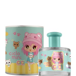 Deo Colônia Feminina Infantil Lata Mini Cici Zoe Ciclo - 100ml