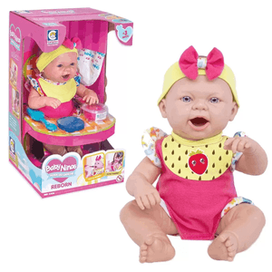 Boneca Cotiplás Hora do Lanche Baby Ninos