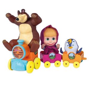 Boneca Cotiplás Masha e o Urso - Trenzinho