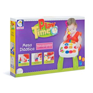 Brinquedo Cotiplás Play Time Mesa Didática - Verde