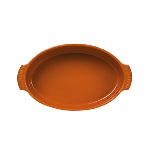 Forma Oval Germer Assar e Servir  Laranja - 1100ml