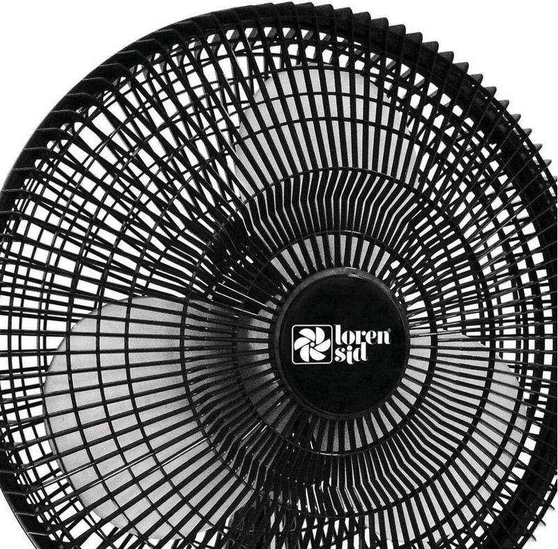 Ventilador De Mesa Loren Sid Turbo Wind 40cm 127v - Preto