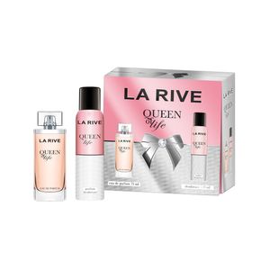 Kit La Rive Quen Of Life Eau de Parfum Feminino 75 ml + Desodorante 150 ml