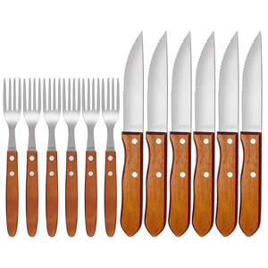 Conjunto para Churrasco Mor Garfo e Faca - 12 Peças