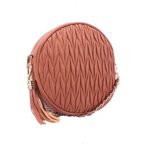 Bolsa Bauarte Crossbody em Matelassê de Fly - Marrom