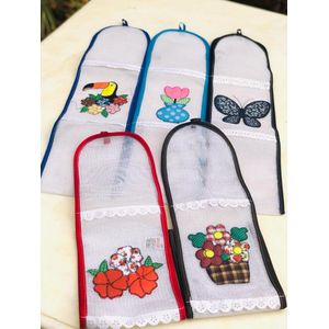 Porta Papel Higiênico Multiclean Bordado 65 cm x 12 cm - Sortido