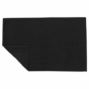 Toalha de Piso Sofisticata Preta 50 cm x 75 cm Atlântica