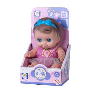 Boneca Cotiplás Tu Nenê Bebê com Tiara  *SORTIDO*