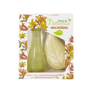 Estojo Colônia e Sabonete Seivas da Natureza – Macadâmia
