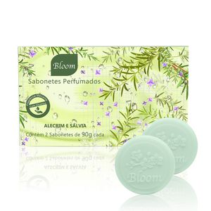 Estojo com 2 Sabonetes Bloom - Alecrim e Sálvia 90g