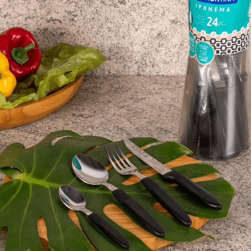 faqueiro-tramontina-ipanema-em-aco-inox-cabos-de-polipropileno-preto-e-pote-plastico-24-pecas-5