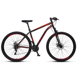 Bicicleta Colli Athena Aro 29 com Freio a Disco, Quadro 19, Kit Shimano e 21 Velocidades - Preto Fosco