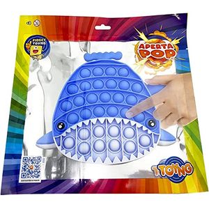 Fura Bolha Divertido Toyng Baleia - Azul