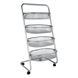 Fruteira Space Euro Home com 4 Cestos em Aço Inox