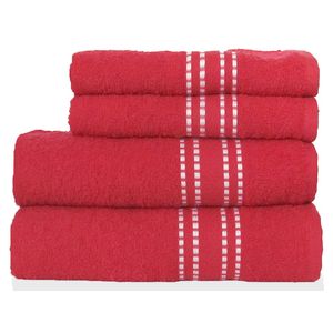 Toalha De Banho Linea  Camesa- Vermelha