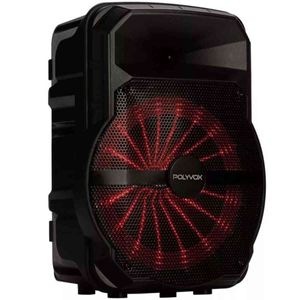 Caixa de Som Amplificada Polyvox XC-710T Tws 300w Bluetooth Bivolt - Preto
