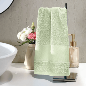 Toalha de Lavabo Döhler para Bordar Torino II Verde Claro - 30 x 45cm