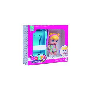 Boneca Babys Collection Mini Bebê Confort Loira
