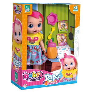 Boneca Babys Collection Papá Divertido Super Toys