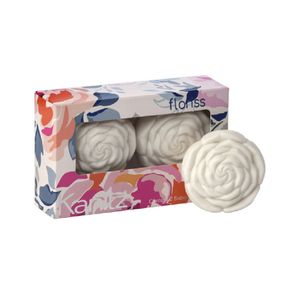 Estojo Sabonete Kanitz Rosa Floriss Tea Rose 2x70g