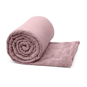 Manta Queen Buettner Microfibra Flannel Confort - Rosa