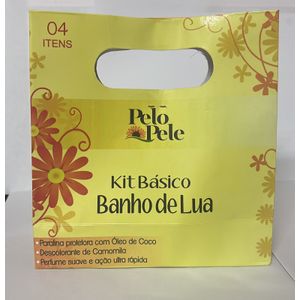 Kit Básico Banho de Lua Pelo e Pele Sacola com 4 Itens