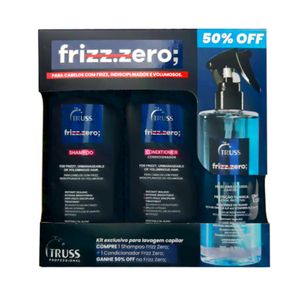 Kit Lavagem Fullsize Frizz Zero Truss Shampoo 300 ml e Condicionador 300 ml