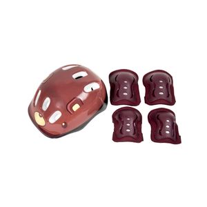 Kit Capacete Ajustável Fenix - Marrom Urso