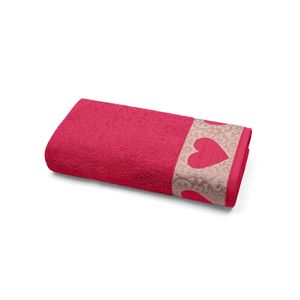 Toalha de Banho Buettner 70 cm x 1,40 m Jacquard Love - Chilli
