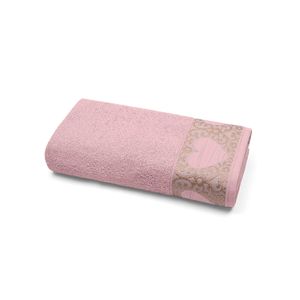 Toalha de Banho Buettner 70 cm x 1,40 m Jacquard Love - Dusty Rosê