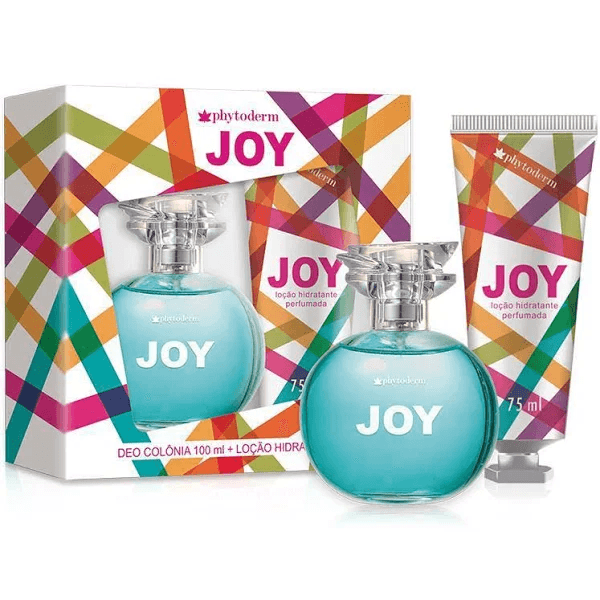 Kit Joy Phytoderm Perfume Feminino 100 ml e Loção Perfumada 75 ml