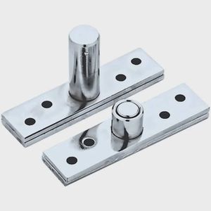 Dobradiça 885 Pivotante Até 100 kg - Zincado - Silvana