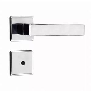 Conjunto Fechadura Banheiro 1700 Squadra Inox - Silvana