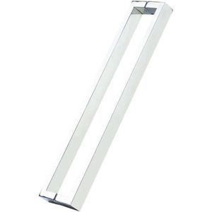 Puxador Porta Retangular 600mm Inox Polico - Silvana