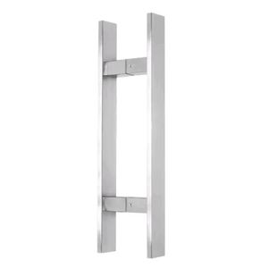 Puxador Porta Reto 1000mm Inox Escovado - Silvana