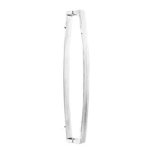 Puxador Porta Retangular Curvo 600mm Inox Polico - Silvana