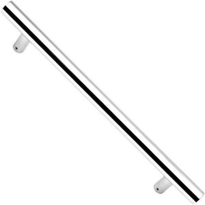 Puxador Porta Tubular 600mm Inox Polico - Silvana