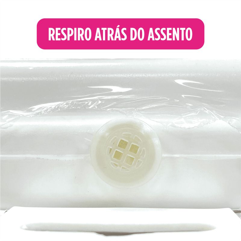 Assento Sanitario Almofadado Plástico Monaliza Import