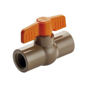 Registro de Esfera Herc com Rosca Interna 3/4 - Marrom