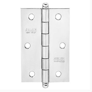 Dobradiça 880 Até 10 kg - 2" Cromada 3 Unidades - Silvana