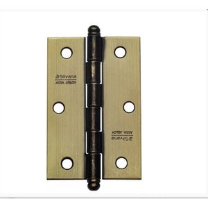Dobradiça 880 Até 10 kg - 2" Oxidado 3 Unidades - Silvana