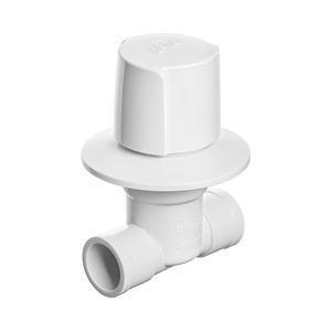 Registro de Pressão Soldável Herc com Canopla Facilita 25 mm - Branco