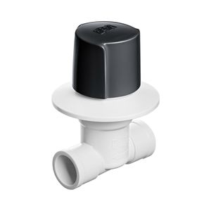 Registro de Pressão Soldável Herc com Canopla Facilita 25 mm - Branco e Preto
